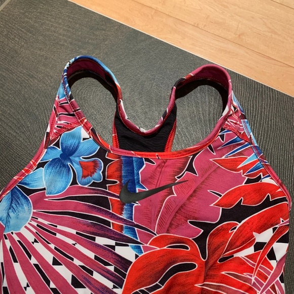 Floral Nike Sports Bra - Picture 1 of 2